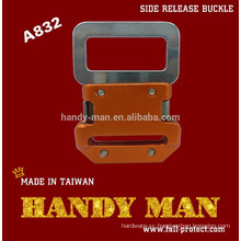 A832 Harness Aluminum/Steel Side Quick Release Safety Buckle